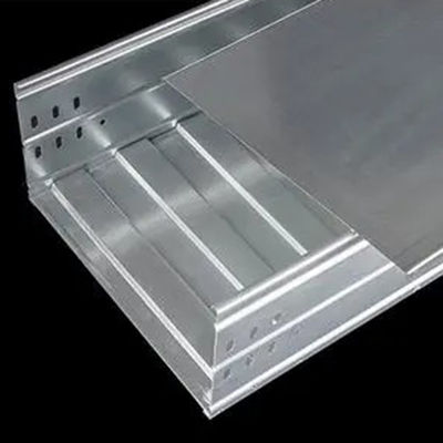 Industrieel gegalvaniseerd kabelbakje voor racetracks, geperforeerd met brandwaarde 50 mm