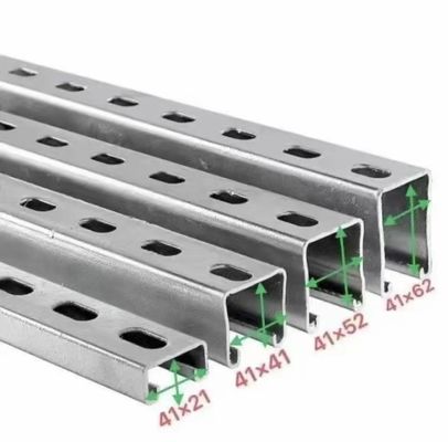 C-type staal Unistrut seismische beugel steun gesloten kanaal sectie