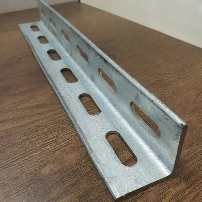 2 inch geslepen ijzer hoek kanaal balk HDG gegalvaniseerd zink geplatte op maat
