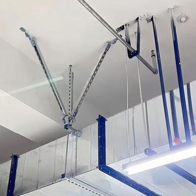 OEM Longitudinale Duct Seismic Bracing Clamp Hangers Voor Pipe Shockproof
