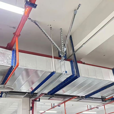 OEM Longitudinale Duct Seismic Bracing Clamp Hangers Voor Pipe Shockproof