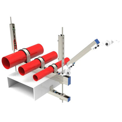 Heavy Duty Earthquake 4 Way Seismic Bracing voor brandsprinkler 100mm-300mm