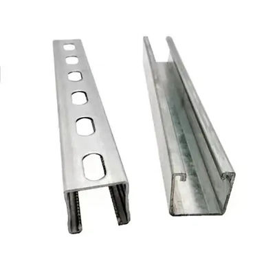 Bulk SS400 Slotted Solid Strut Channel Steel Galv Unistrut voor de bouw