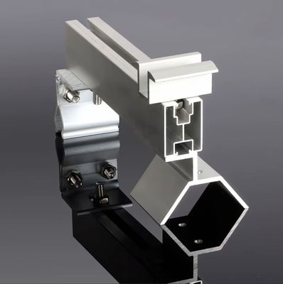 Corrosiebestendig zonnepaneel Spoorbeugels Aluminiumlegering 21 mm