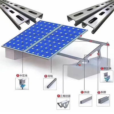 Caravan zonnepanelen Rails Brackets Tiltable Mount voor Ibr dak