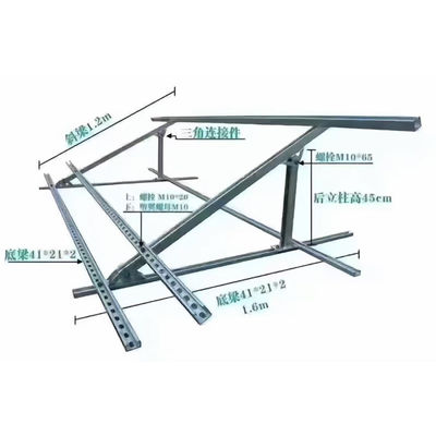 Caravan zonnepanelen Rails Brackets Tiltable Mount voor Ibr dak