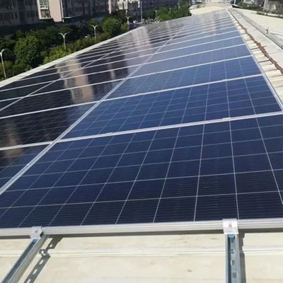 Verstelbare aluminium zonnepanelen met paalbeugels voor fotovoltaïsche
