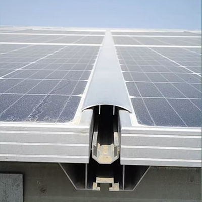 ODM Aluminium legering Zonnepaneel Spoorweg System Drainage Gaten Dak Montage