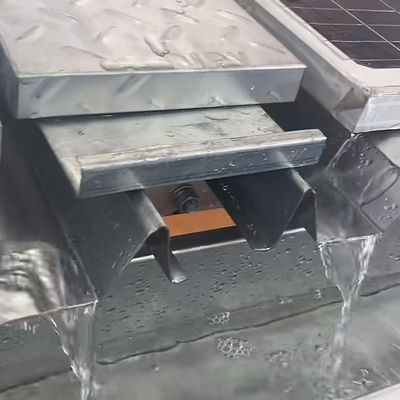 Metalen Drainage PV Solar Montage Channel Rooftop Aluminium Rail