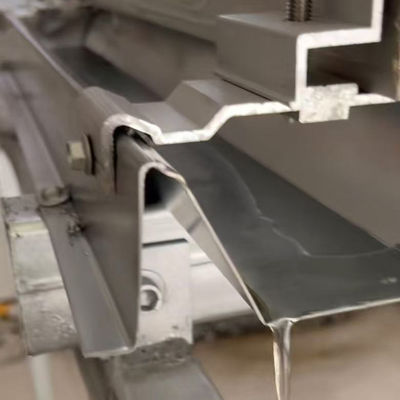 Aluminium zonne-energie PV-rail montage dak drainage kanaal corrosiebestendig
